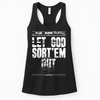Clipse Let God SortEm Out Womens Tank Top