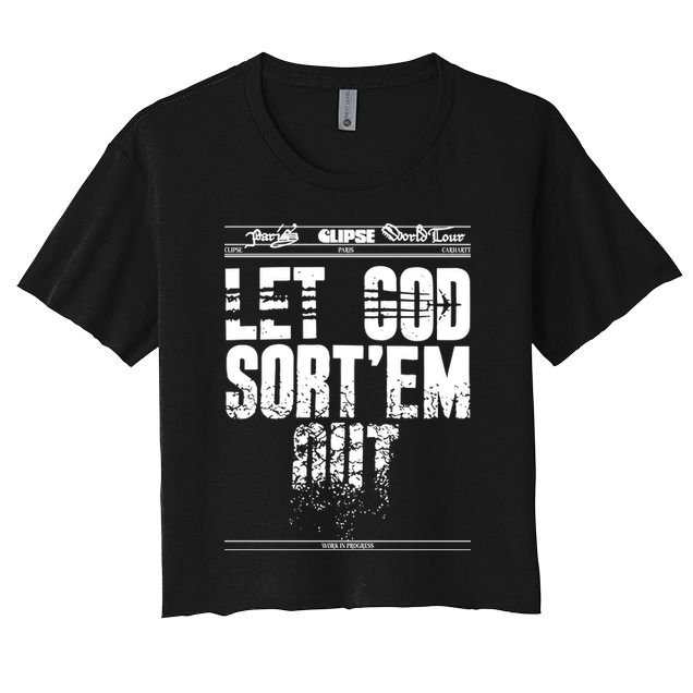 Clipse Let God SortEm Out Crop Top