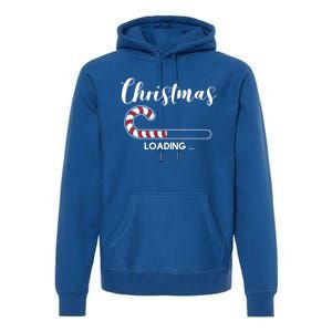 Christmas Loading Gift Holiday Candy Cane Great Gift Premium Hoodie