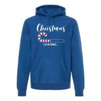 Christmas Loading Gift Holiday Candy Cane Great Gift Premium Hoodie