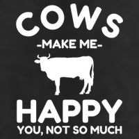 Cow Lover Gift Funny Cow Humor Gift Make Me Happy Hat