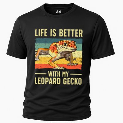 Cool Leopard Gecko Leopard Gecko Lover Cooling Performance Crew T-Shirt