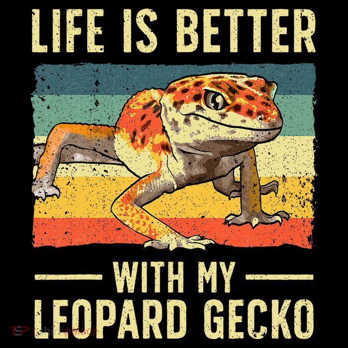 Cool Leopard Gecko Leopard Gecko Lover Full-Length Apron With Pockets