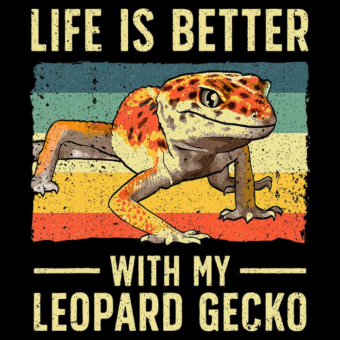 Cool Leopard Gecko Leopard Gecko Lover Flat Bill Trucker Hat