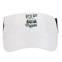 Camping Let'S Get Poppin' Pop Up Camper Adult Drive Performance Visor