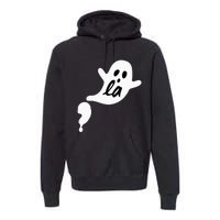 Comma La Ghost Halloween Kamala Harris Premium Hoodie