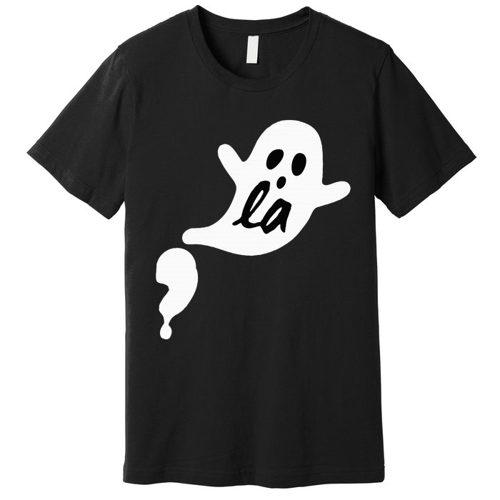 Comma La Ghost Halloween Kamala Harris Premium T-Shirt