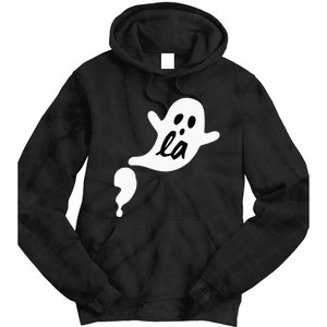 Comma La Ghost Halloween Kamala Harris Tie Dye Hoodie