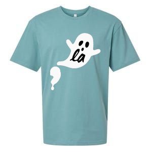 Comma La Ghost Halloween Kamala Harris Sueded Cloud Jersey T-Shirt