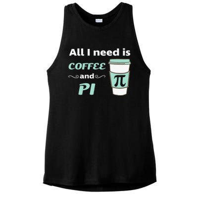 Coffee Lover Geometry Calculus Trigonometry Pi Day Math Ladies PosiCharge Tri-Blend Wicking Tank