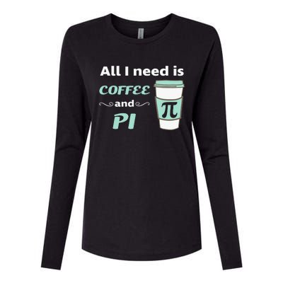 Coffee Lover Geometry Calculus Trigonometry Pi Day Math Womens Cotton Relaxed Long Sleeve T-Shirt