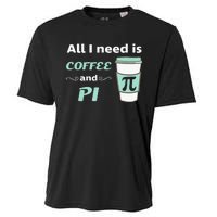 Coffee Lover Geometry Calculus Trigonometry Pi Day Math Cooling Performance Crew T-Shirt