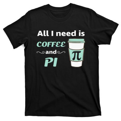 Coffee Lover Geometry Calculus Trigonometry Pi Day Math T-Shirt