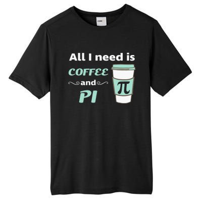 Coffee Lover Geometry Calculus Trigonometry Pi Day Math Tall Fusion ChromaSoft Performance T-Shirt