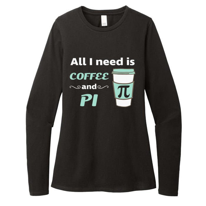 Coffee Lover Geometry Calculus Trigonometry Pi Day Math Womens CVC Long Sleeve Shirt