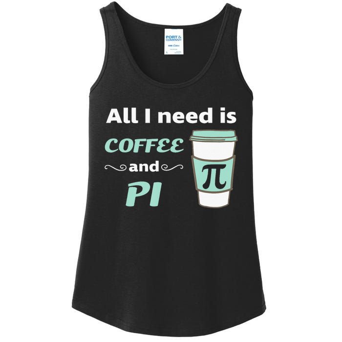 Coffee Lover Geometry Calculus Trigonometry Pi Day Math Ladies Essential Tank