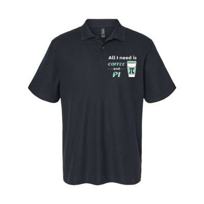 Coffee Lover Geometry Calculus Trigonometry Pi Day Math Softstyle Adult Sport Polo