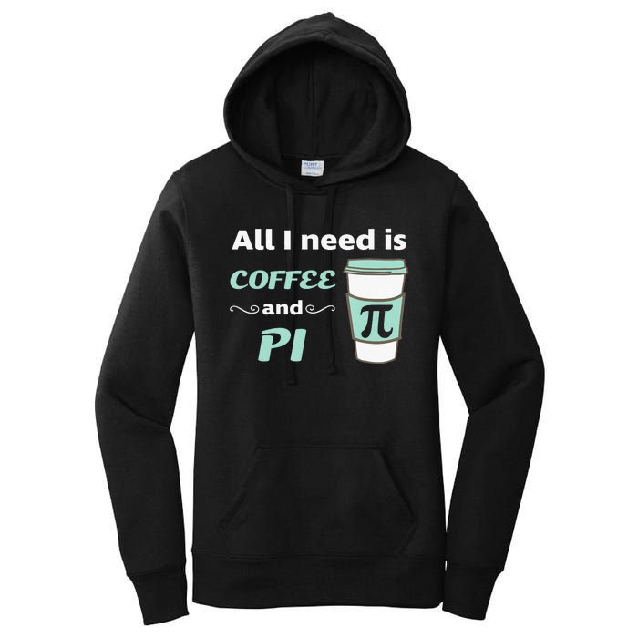 Coffee Lover Geometry Calculus Trigonometry Pi Day Math Women's Pullover Hoodie