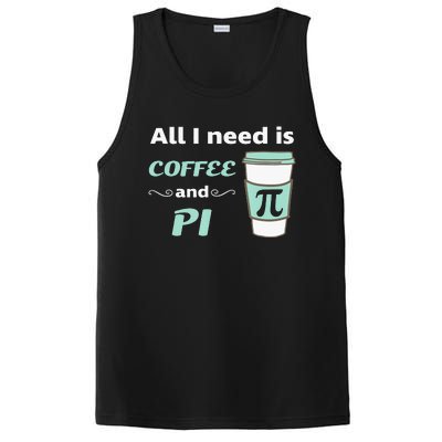 Coffee Lover Geometry Calculus Trigonometry Pi Day Math PosiCharge Competitor Tank