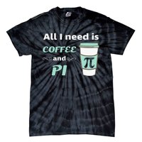 Coffee Lover Geometry Calculus Trigonometry Pi Day Math Tie-Dye T-Shirt