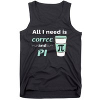 Coffee Lover Geometry Calculus Trigonometry Pi Day Math Tank Top