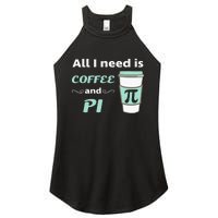 Coffee Lover Geometry Calculus Trigonometry Pi Day Math Women's Perfect Tri Rocker Tank