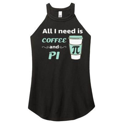 Coffee Lover Geometry Calculus Trigonometry Pi Day Math Women's Perfect Tri Rocker Tank