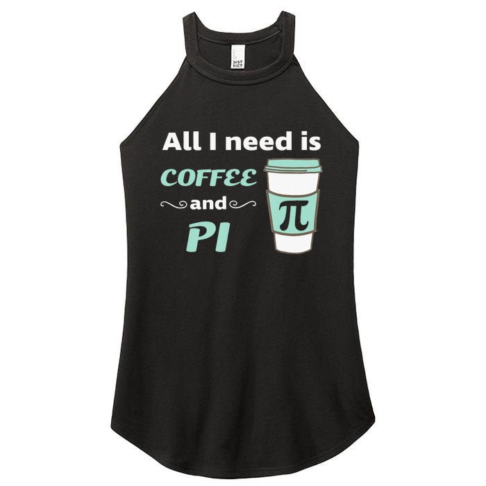 Coffee Lover Geometry Calculus Trigonometry Pi Day Math Women's Perfect Tri Rocker Tank