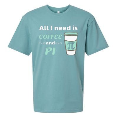 Coffee Lover Geometry Calculus Trigonometry Pi Day Math Sueded Cloud Jersey T-Shirt