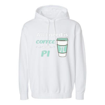 Coffee Lover Geometry Calculus Trigonometry Pi Day Math Garment-Dyed Fleece Hoodie