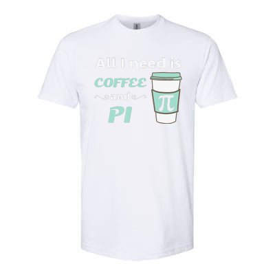 Coffee Lover Geometry Calculus Trigonometry Pi Day Math Softstyle CVC T-Shirt