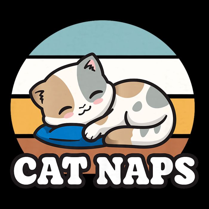 Cat Lovers Gift Nap Lover Sleepy Cute Kawaii Cat Naps Cooling Performance Crew T-Shirt
