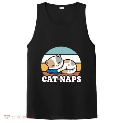 Cat Lovers Gift Nap Lover Sleepy Cute Kawaii Cat Naps PosiCharge Competitor Tank