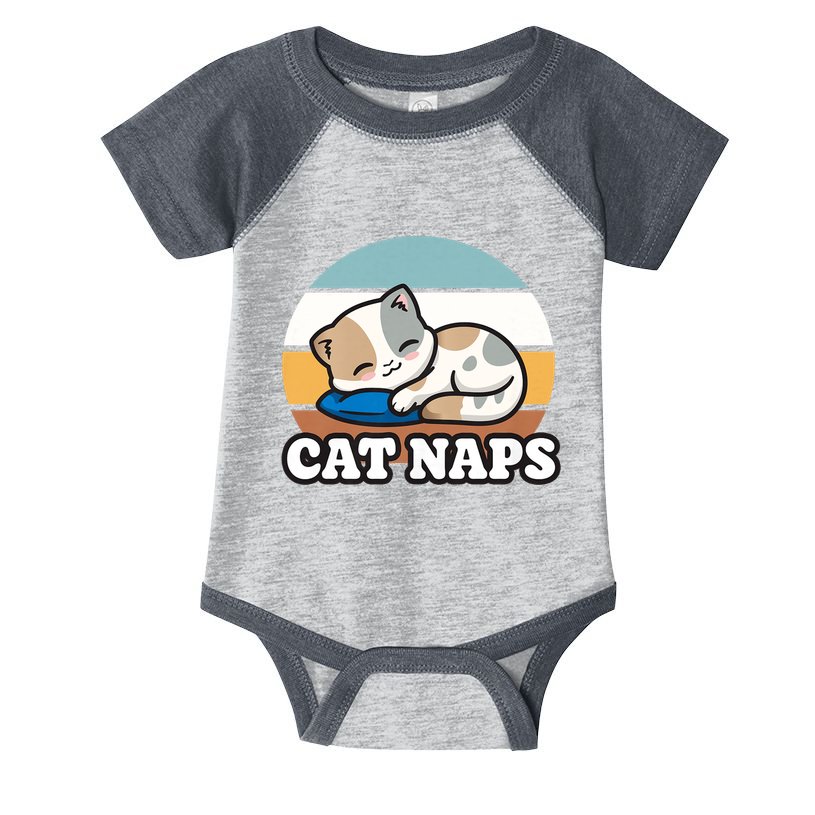 Cat Lovers Gift Nap Lover Sleepy Cute Kawaii Cat Naps Infant Baby Jersey Bodysuit