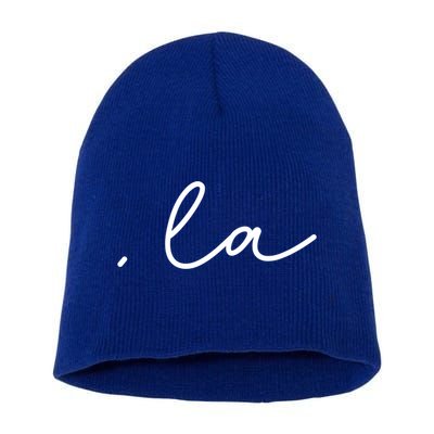 Comma La Gift Short Acrylic Beanie