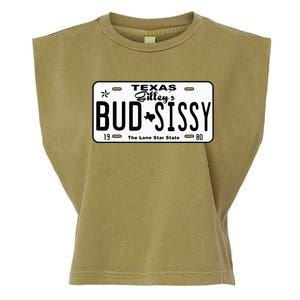 Country Love GilleyS Bud N Sissy Texas Cowboy License Gift Garment-Dyed Women's Muscle Tee