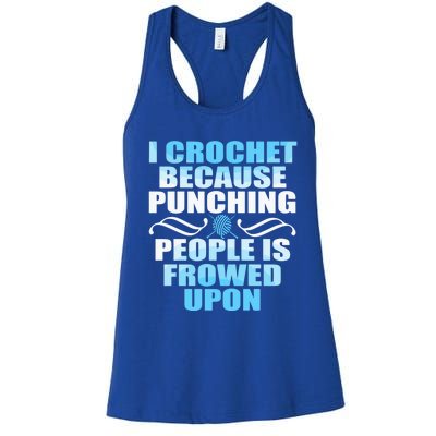 Crocheting Lover Gift Crochet Gift Women's Racerback Tank