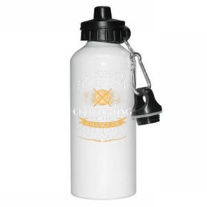 Crocheting Lover Gift Crocheting Funny Crocheter Gift Aluminum Water Bottle