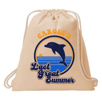 Carole's Last Great Summer Drawstring Bag