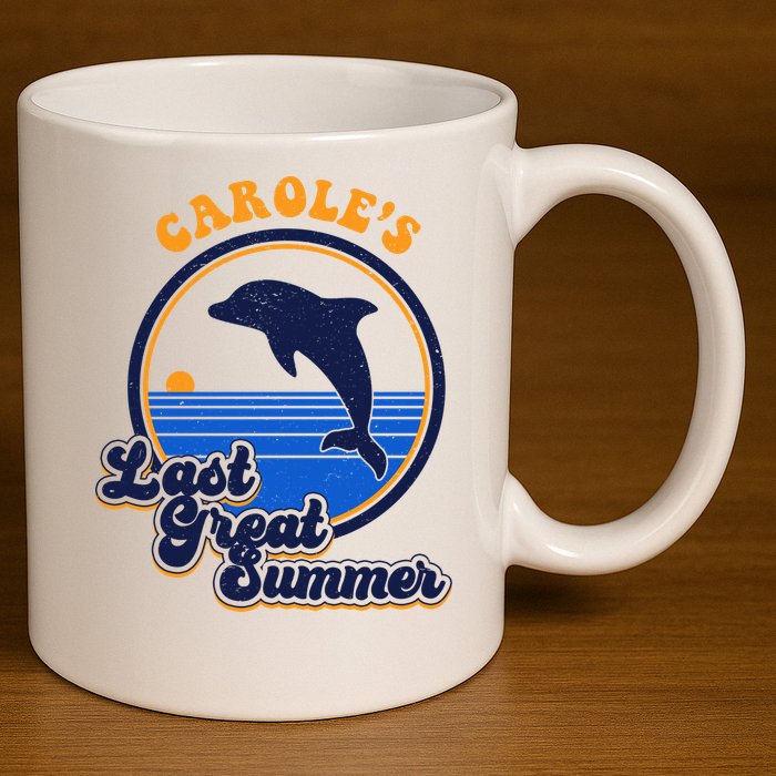 Carole's Last Great Summer 11oz C Handle Ceramic Mug