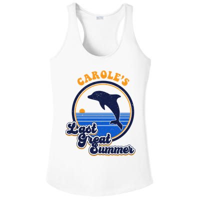 Carole's Last Great Summer Ladies PosiCharge Competitor Racerback Tank