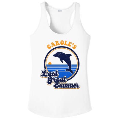 Carole's Last Great Summer Ladies PosiCharge Competitor Racerback Tank