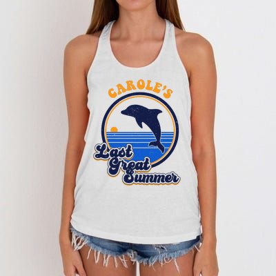 Carole's Last Great Summer Women's Knotted Racerback Tank