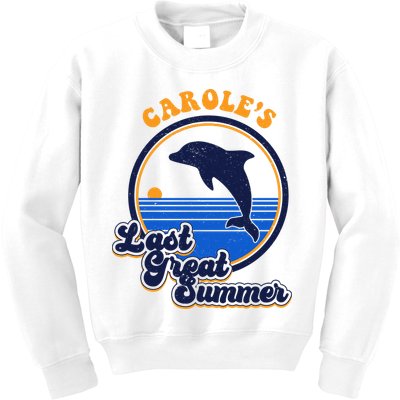 Carole's Last Great Summer Kids Sweatshirt