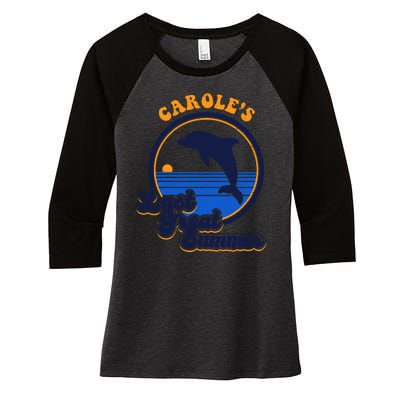 Carole's Last Great Summer Women's Tri-Blend 3/4-Sleeve Raglan Shirt