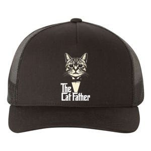 Cat Lover Gifts Funny The Catfather Cat Dad Yupoong Adult 5-Panel Trucker Hat