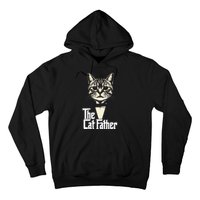 Cat Lover Gifts Funny The Catfather Cat Dad Hoodie