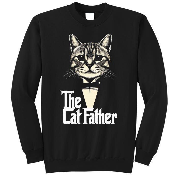 Cat Lover Gifts Funny The Catfather Cat Dad Sweatshirt