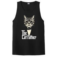 Cat Lover Gifts Funny The Catfather Cat Dad PosiCharge Competitor Tank