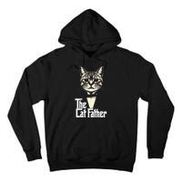 Cat Lover Gifts Funny The Catfather Cat Dad Tall Hoodie